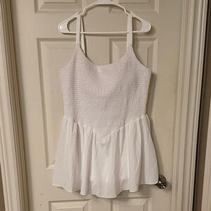 Aerie OFFLINE Real Me smocked flowy dress